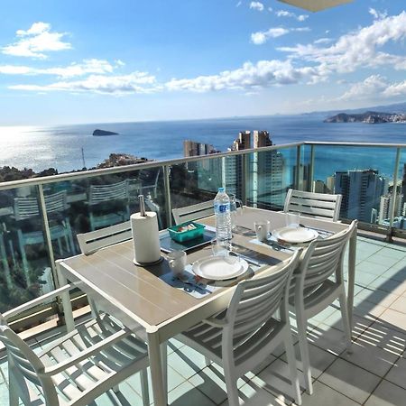 Ferienwohnung Skyline 31 Terraza Privada Con Vistas Al Mar Benidorm Exterior foto