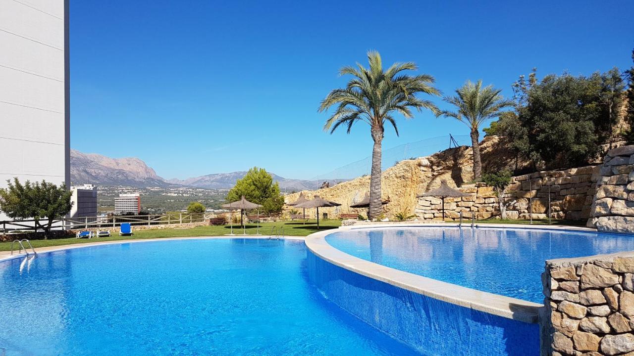 Ferienwohnung Skyline 31 Terraza Privada Con Vistas Al Mar Benidorm Exterior foto