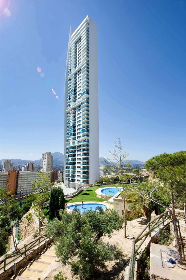 Ferienwohnung Skyline 31 Terraza Privada Con Vistas Al Mar Benidorm Exterior foto
