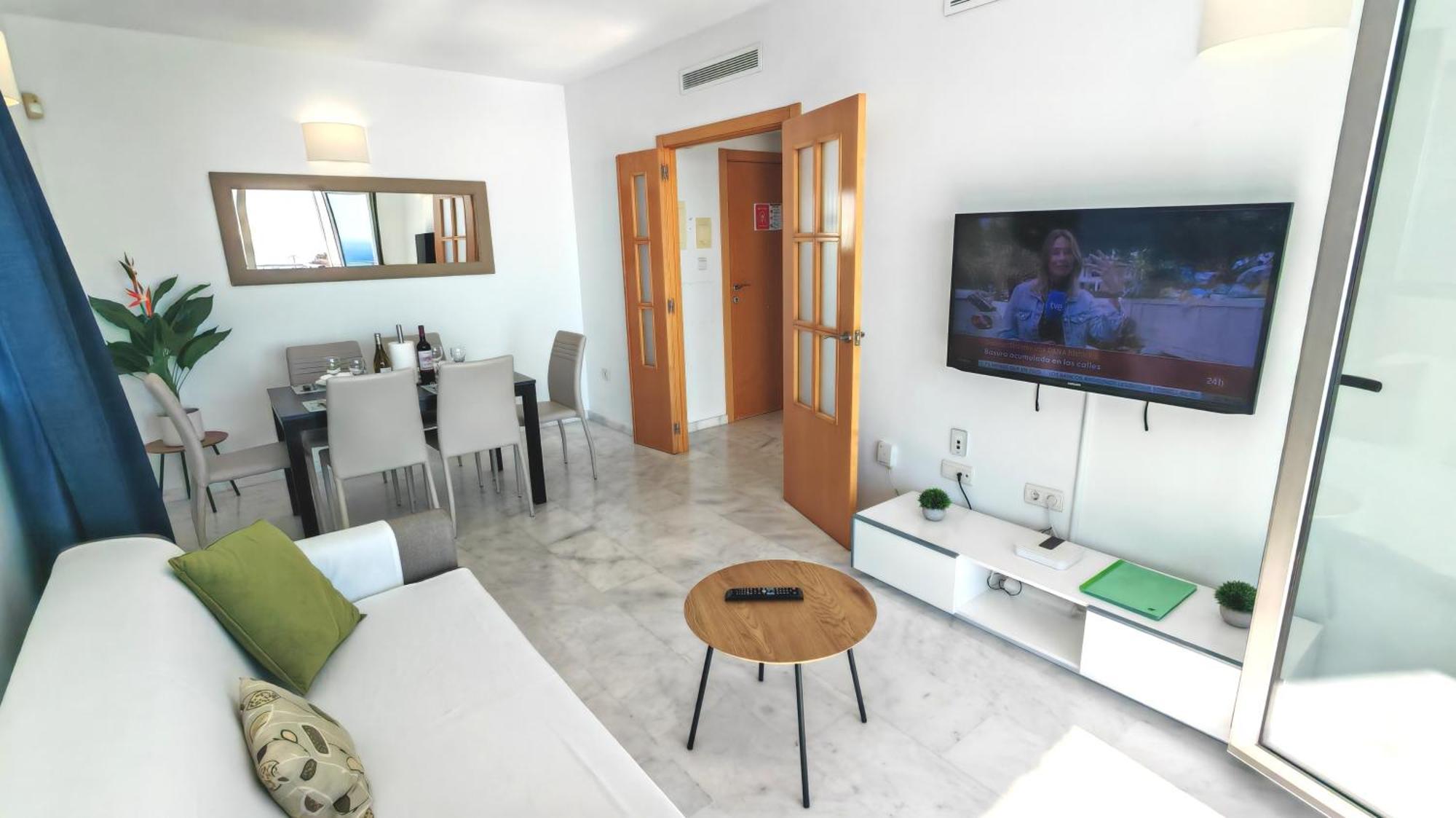 Ferienwohnung Skyline 31 Terraza Privada Con Vistas Al Mar Benidorm Exterior foto