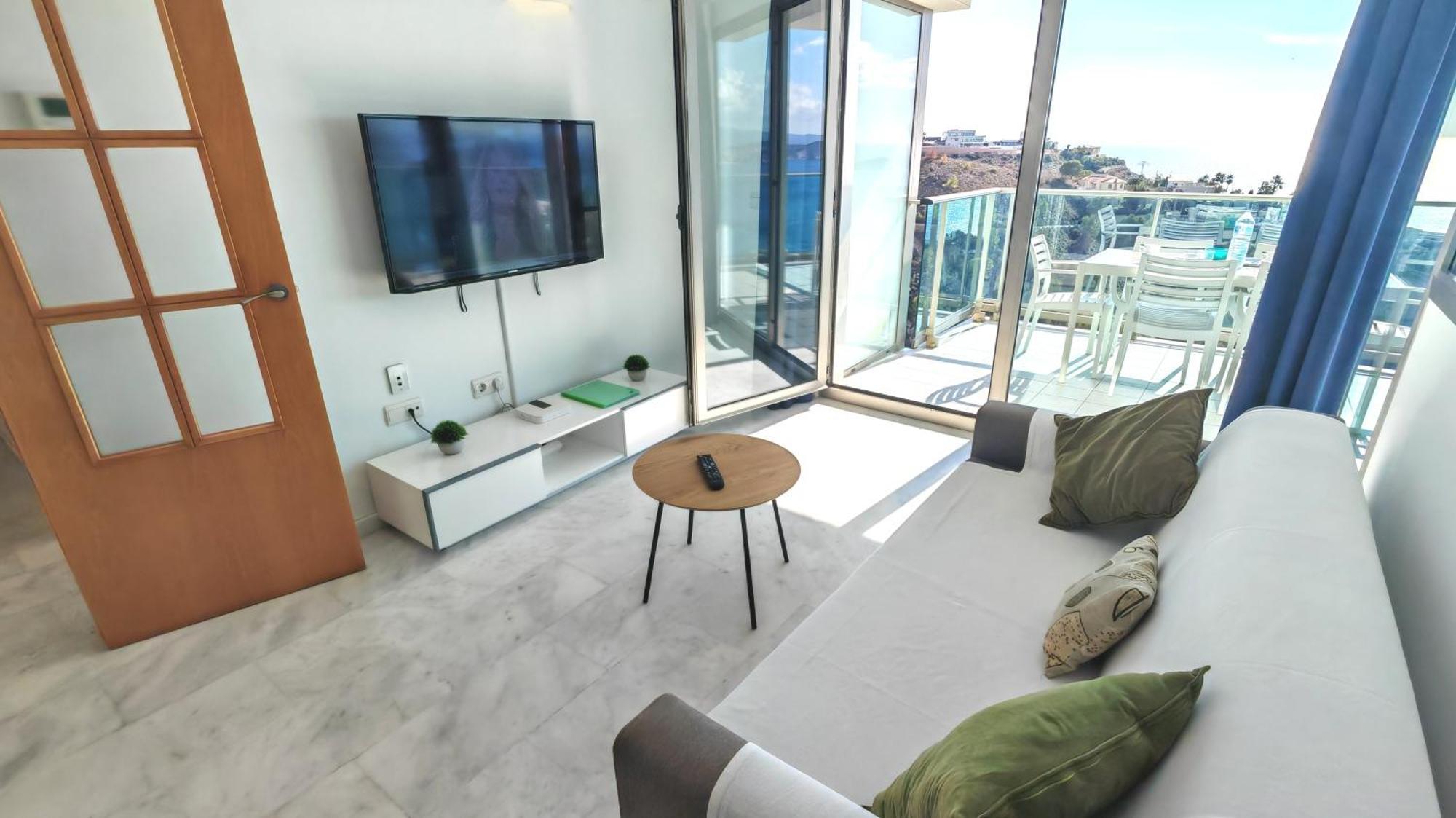 Ferienwohnung Skyline 31 Terraza Privada Con Vistas Al Mar Benidorm Exterior foto