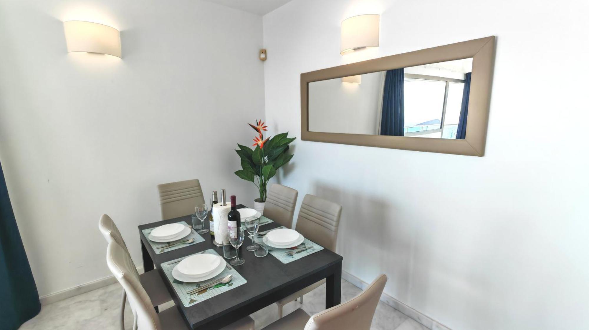 Ferienwohnung Skyline 31 Terraza Privada Con Vistas Al Mar Benidorm Exterior foto